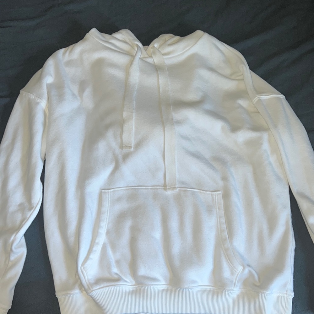 plain white hoodie